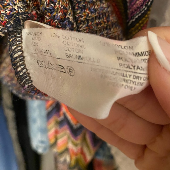 Missoni Italy Orange Label Shawl Collar Cardigan Sweater Sz M - LIKE NEW!!! - Picture 5 of 5